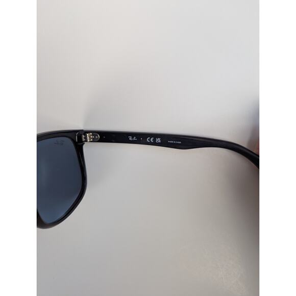 Ray-Ban 4147 Men's Sunglasses Black Frame Dark Blue Lens 601/80 Size 60 15 145 - Picture 6 of 13